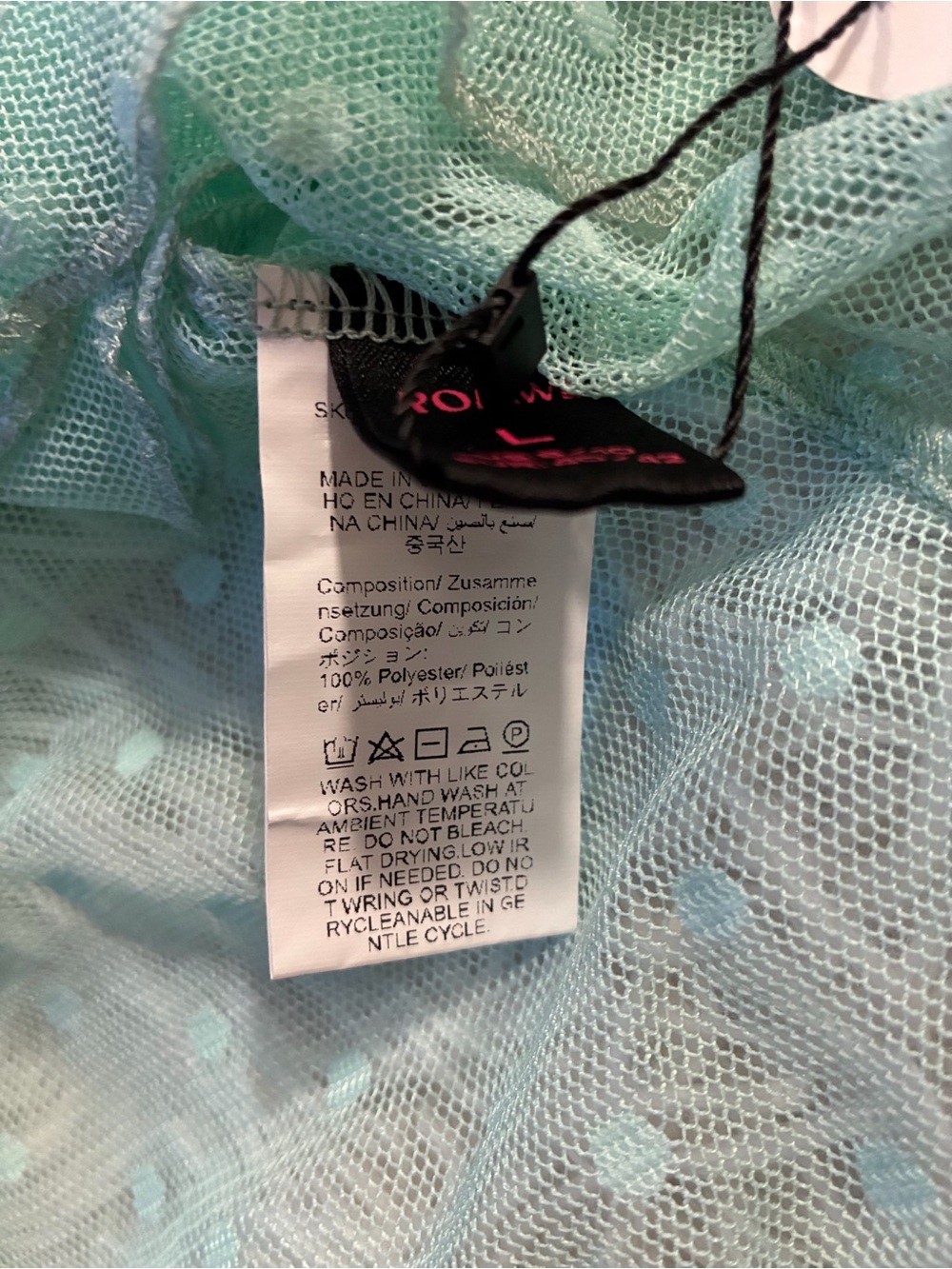 NEW Mermaid Siren Fairycore Festival Rave Y2K Mesh Sheer Sequin Seashell Top L - Picture 5 of 10